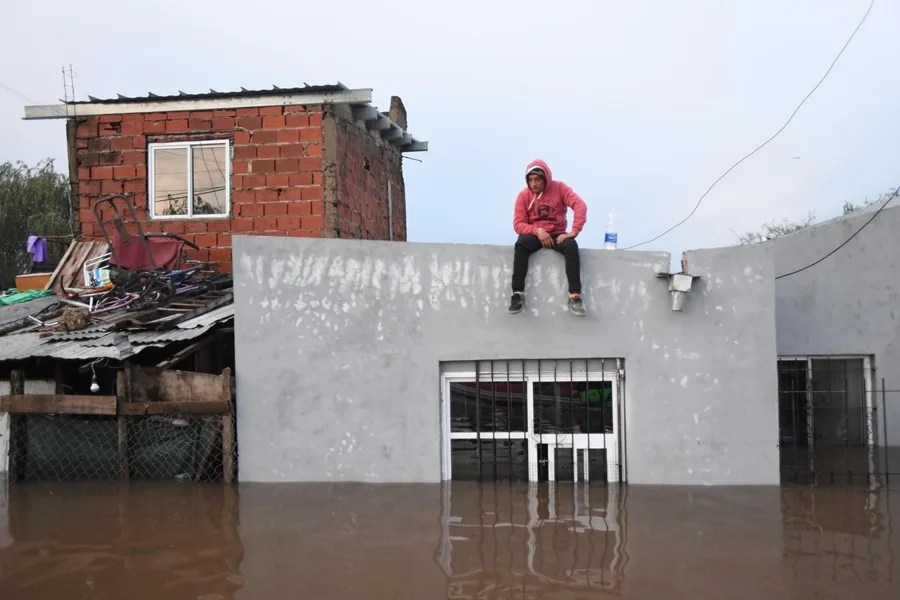 Milei inundaciones