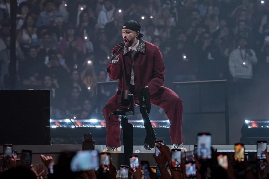 El artista puertorriqueño Bad Bunny