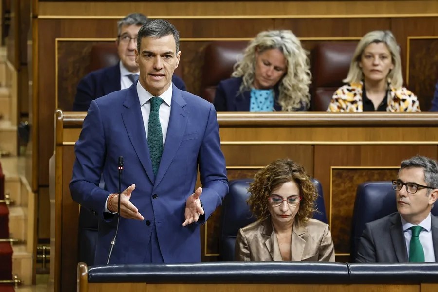 El presidente del Gobierno, Pedro Sánchez