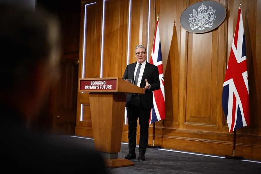 El primer ministro británico, Keir Starmer