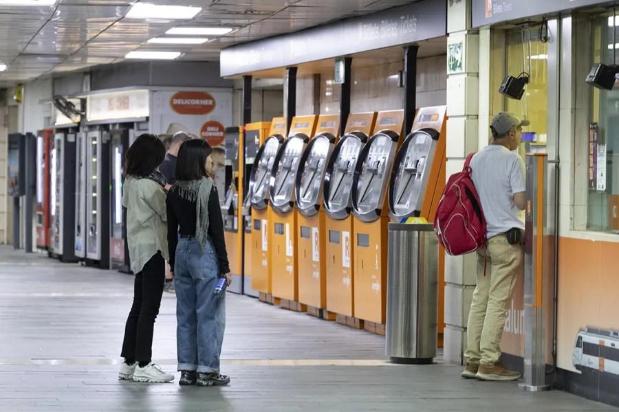 Estación de Rodalies de Plaça Catalunya.