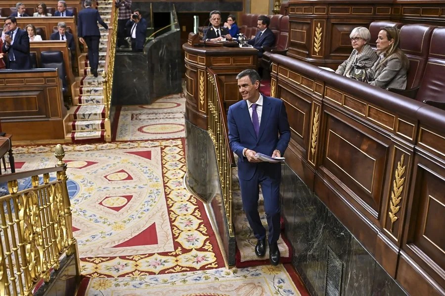 El presidente del Gobierno, Pedro Sánchez