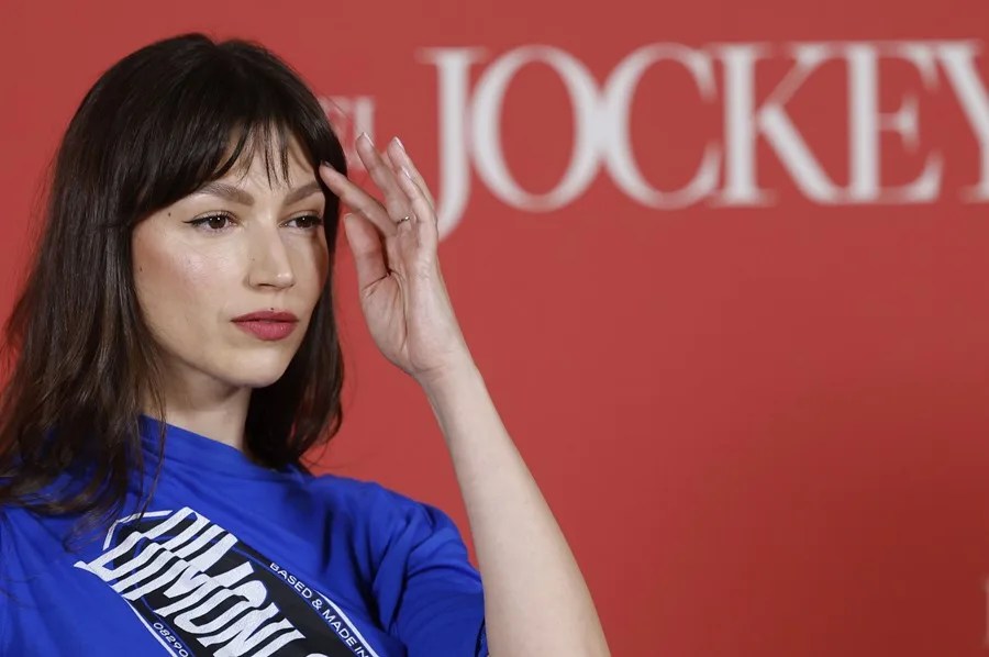 La actriz Úrsula Corberó, a su llegada a la presentación 'El jockey', película argentina en la que interpreta a la novia de un jinete.