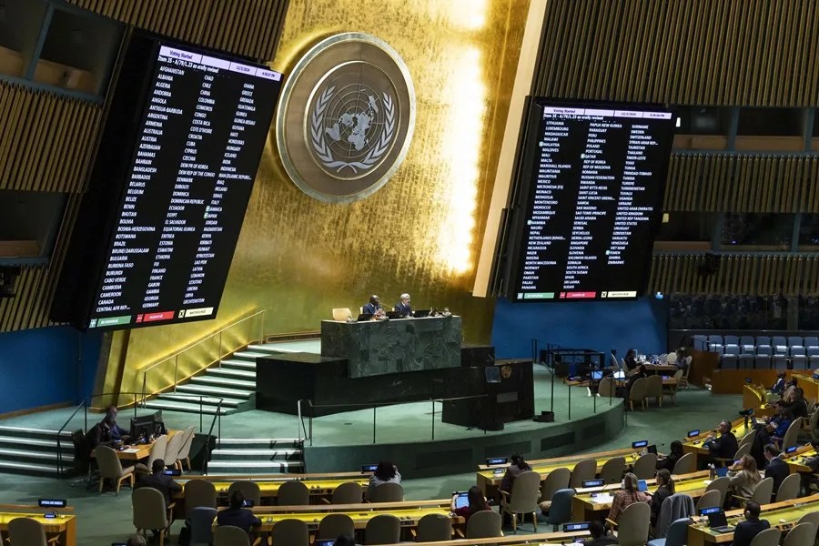 Asamblea General de la ONU resolución Gaza España
