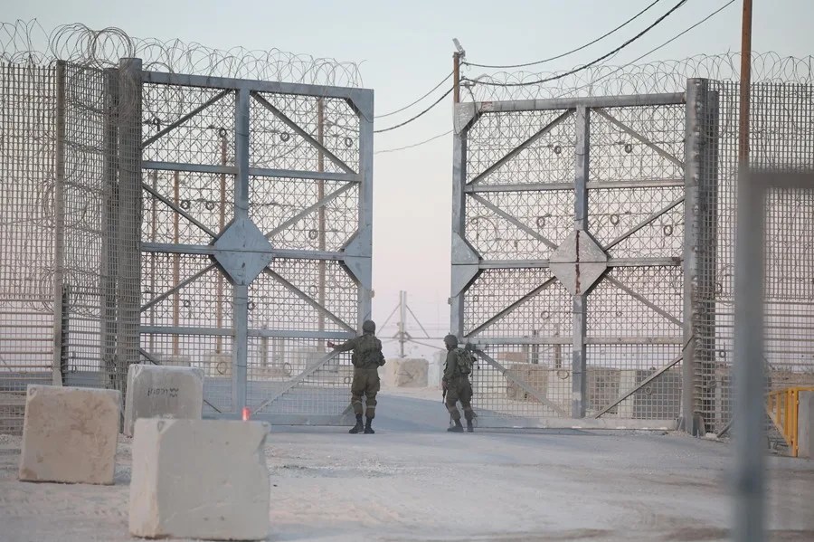 Imagen de archivo de un paso fronterizo entre Israel y Jordania