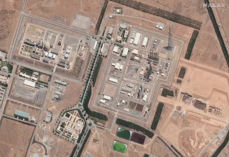 instalación nuclear de Arak, Irán, el 14 de junio de 2025
