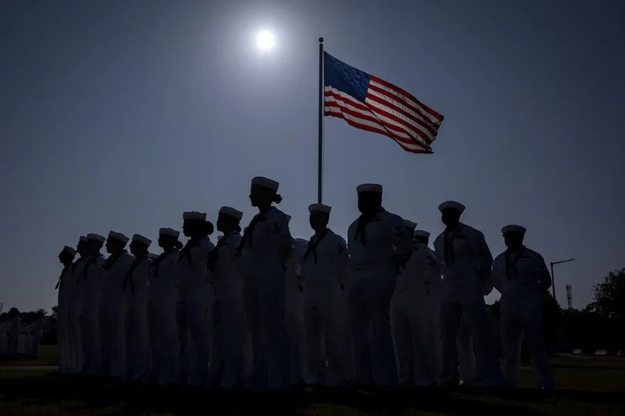 Tropas estadounidenses en la Base Naval de Rota (Cádiz).