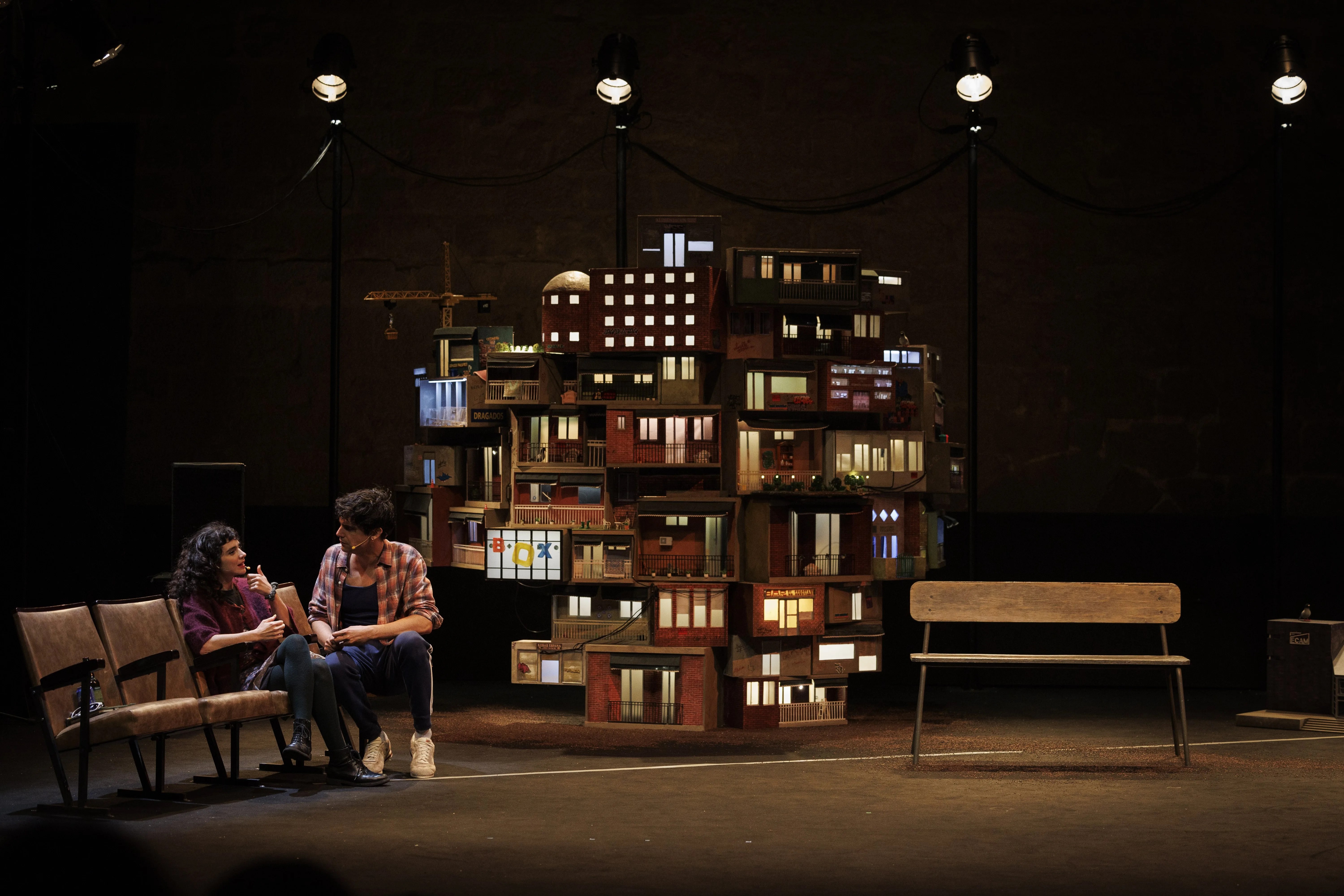 Imagen de la obra 'Los brutos' del Centro Dramático Nacional en la 26º edición del Festival Teatro de Olite