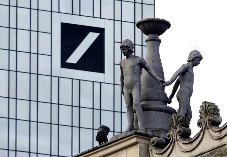 Fachada del Deutsche Bank en Fráncfort (Alemania).