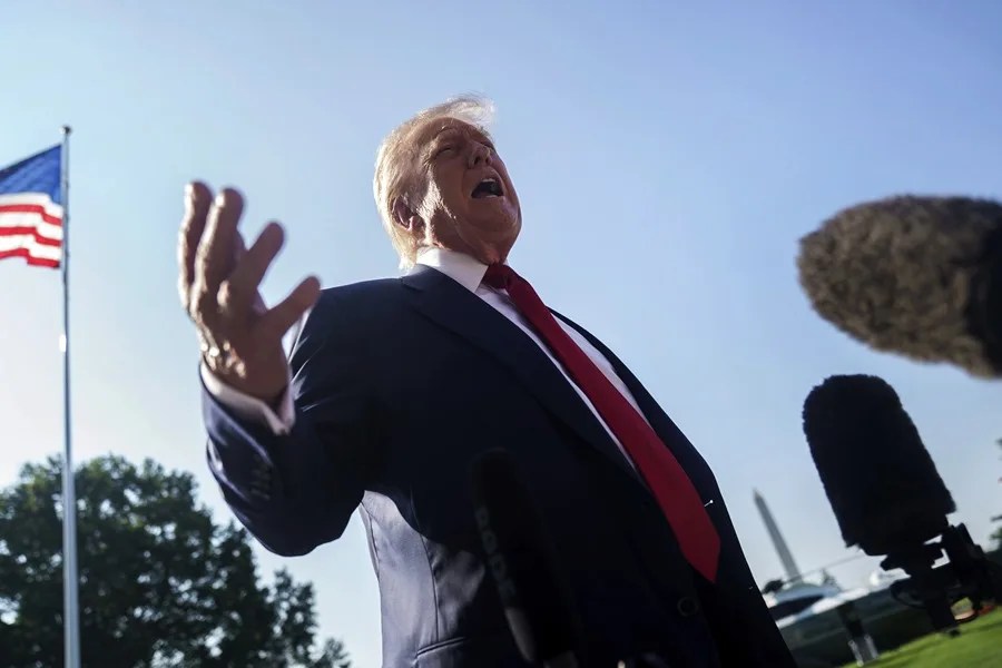 Trump dice que el anuncio de Macron sobre Palestina "no importa" y "no va a cambiar nada"