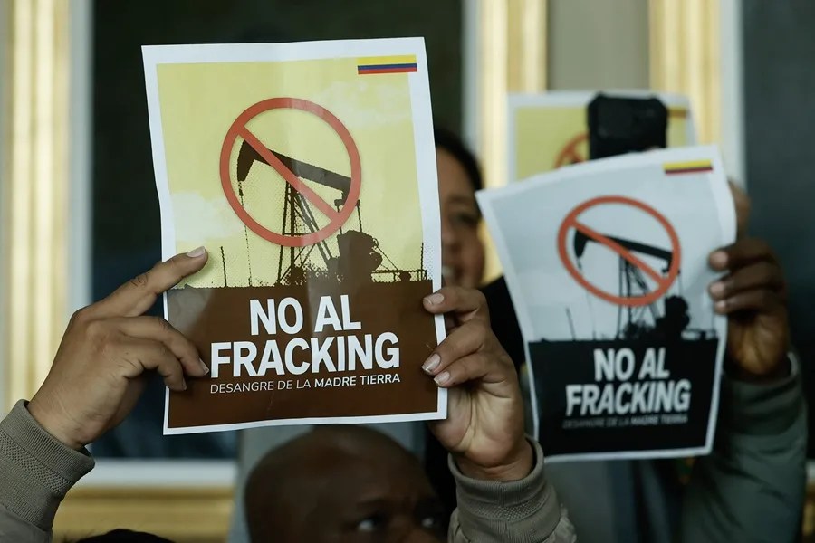 Colombia impulsa por sexta vez un proyecto de ley para prohibir el fracking