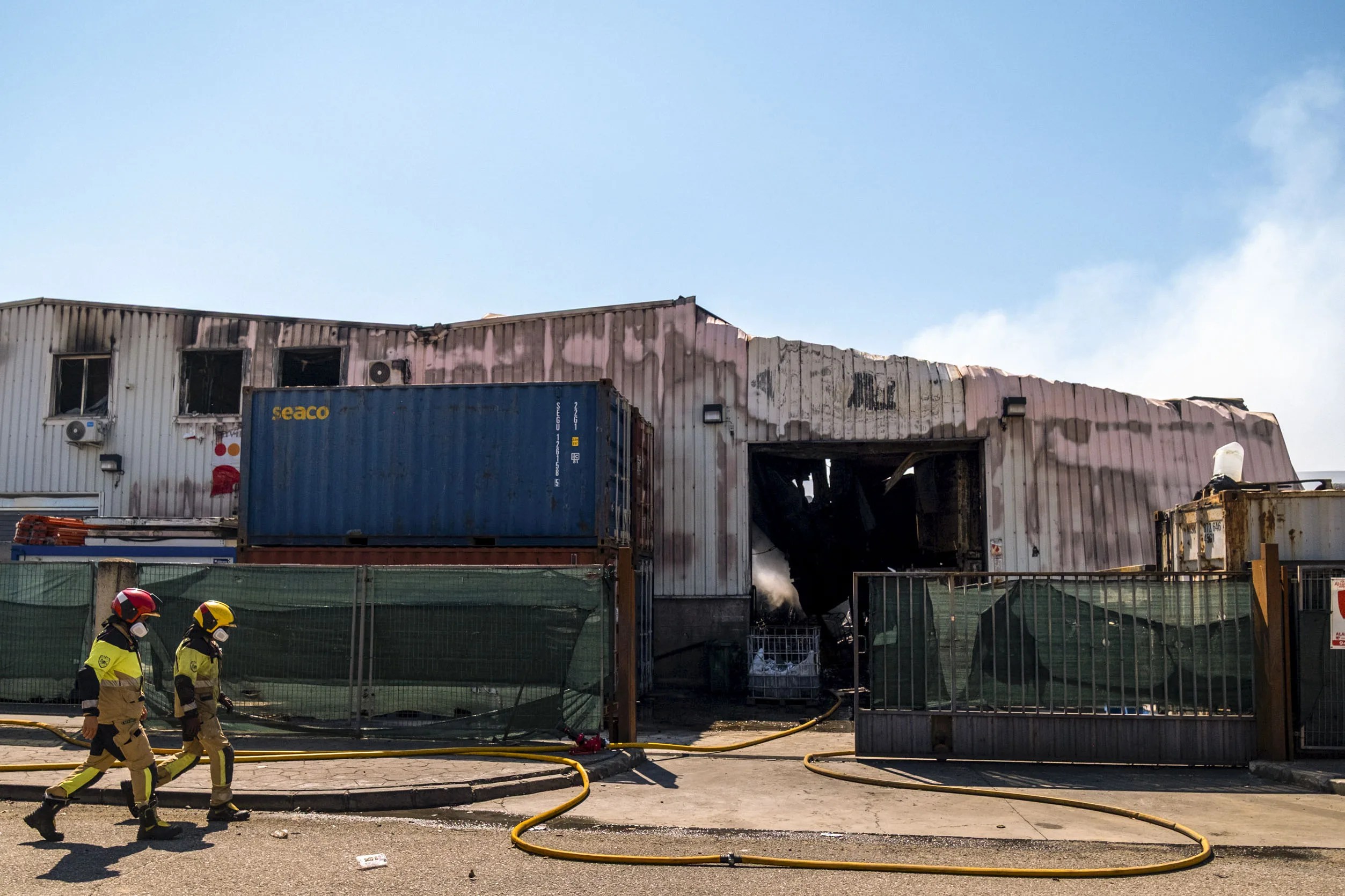 Desactivado el plan de emergencia tras la favorable evolución del incendio de Azuqueca (Guadalajara)