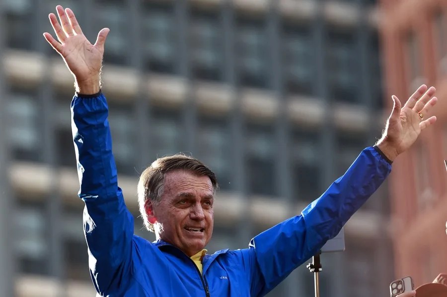 El expresidente brasileño Jair Bolsonaro.