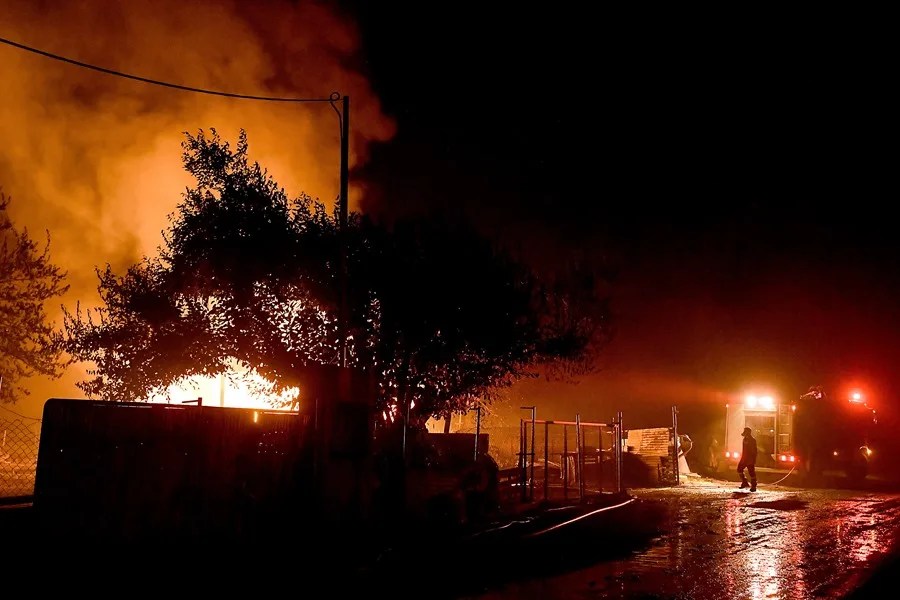 incendio Grecia