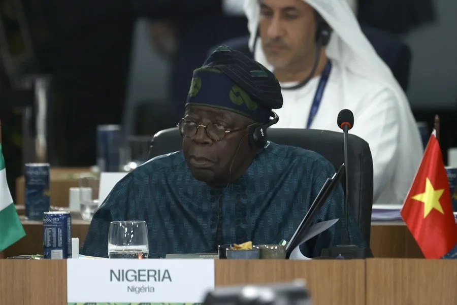 El presidente de Nigeria Bola Ahmed Tinubu, en una imagen de archivo.