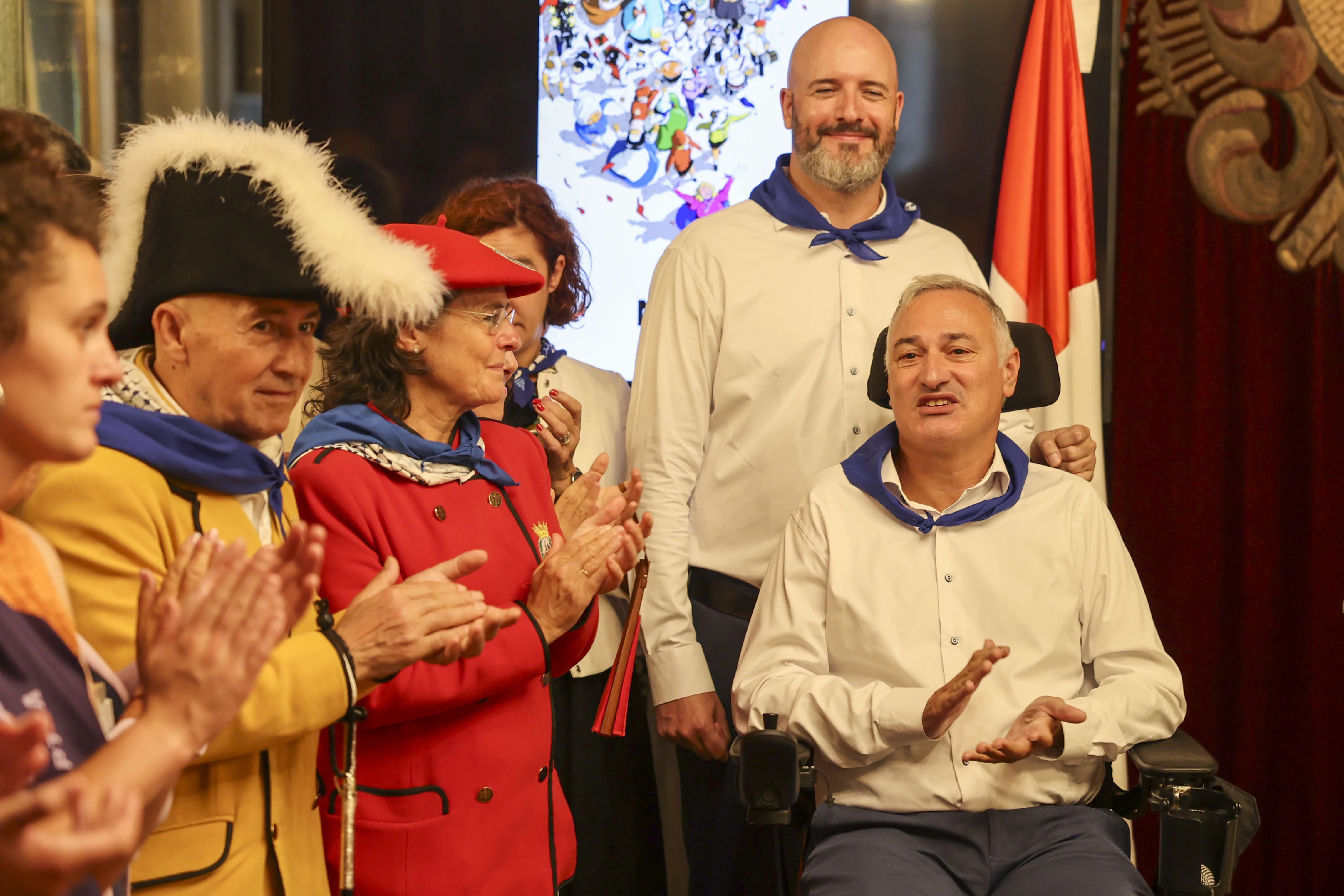 Recepción a la sociedad bilbaína con motivo de la Aste Nagusia. EFE/Luis Tejido