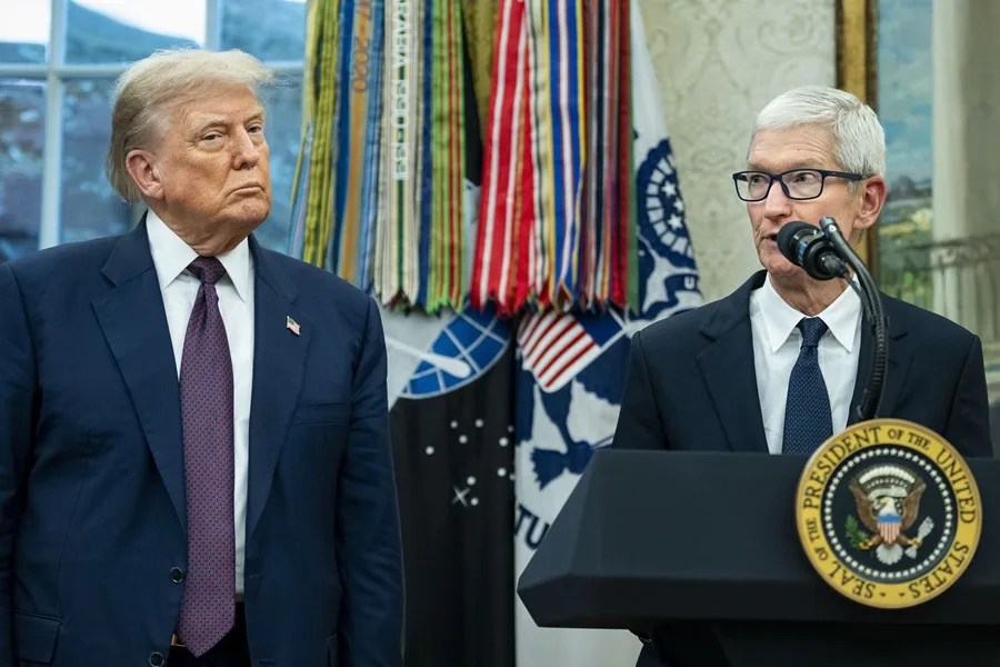 Apple incrementa a 600.000 millones de dólares su inversión en EE.UU. para evitar los aranceles de Trump