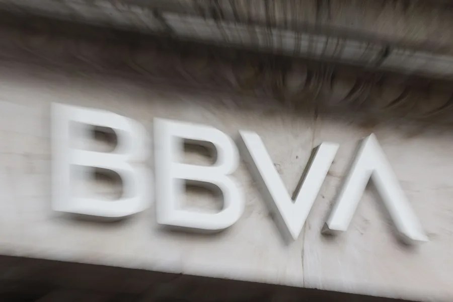Histórica sede del BBVA en Bilbao.