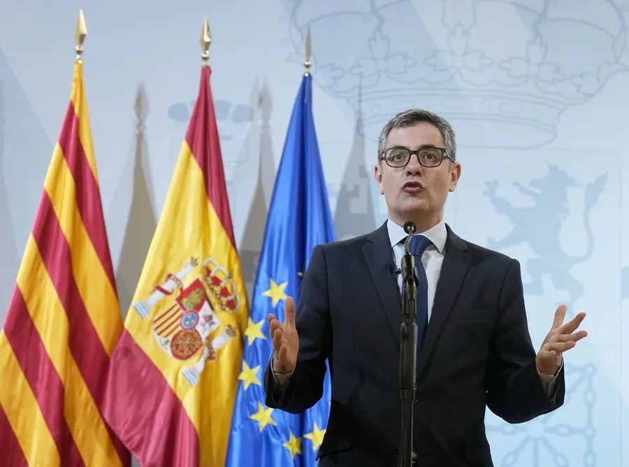 El ministro de la Presidencia, Justicia y Relaciones con las Cortes, Félix Bolaños