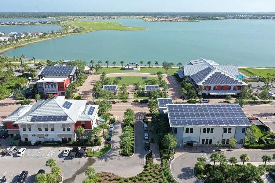 Babcock Ranch, el primer pueblo "a prueba de huracanes" de EE.UU. y operado con energía solar