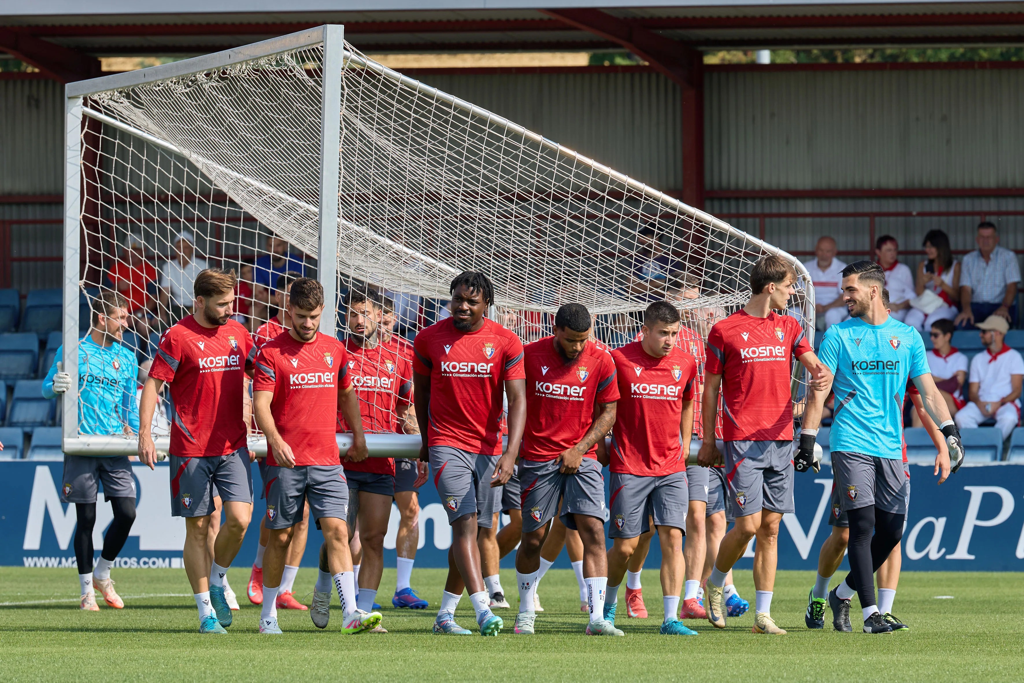 Imagen de archivo del primer entrenamiento de Osasuna con Lisci, el 11 de julio de 2025