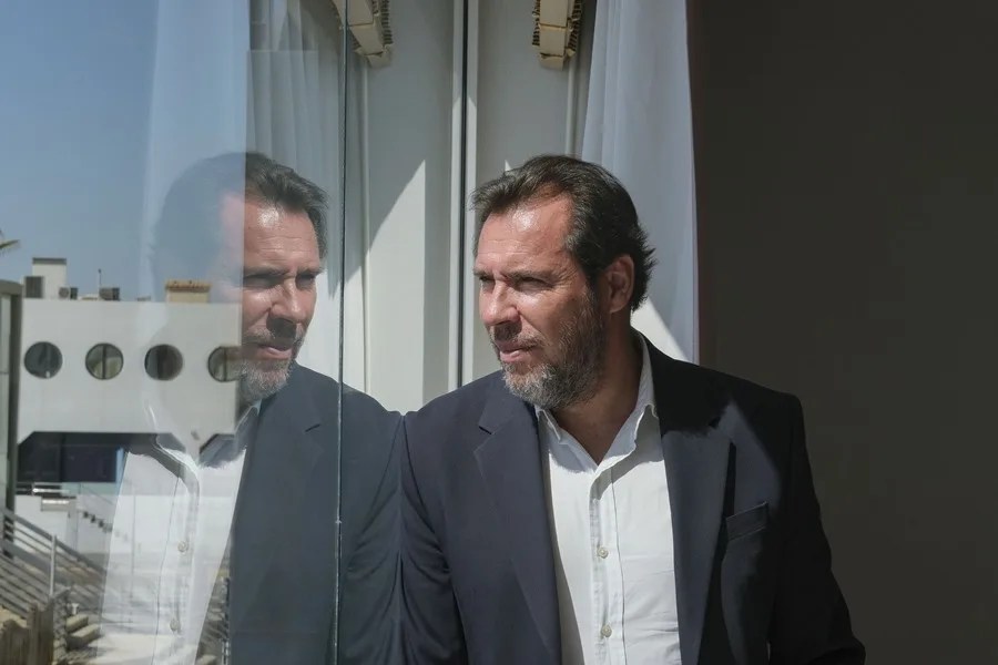 El ministro de Transportes, Óscar Puente, en una entrevista con EFE