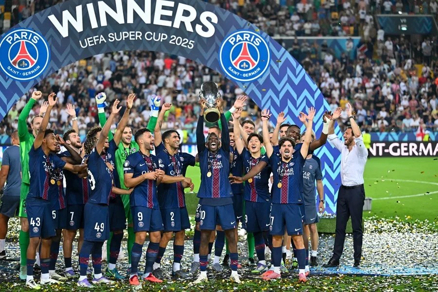 2-2 (4-3). El PSG arrebata la Supercopa de Europa de las manos del Tottenham