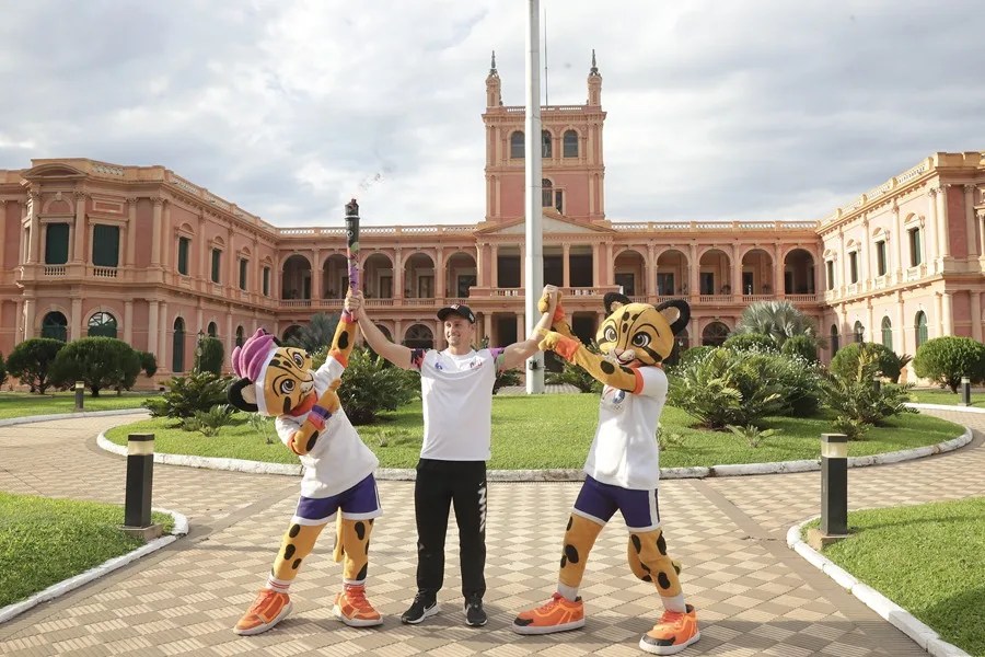 La antorcha de los Panamericanos Junior completa su travesía por Paraguay