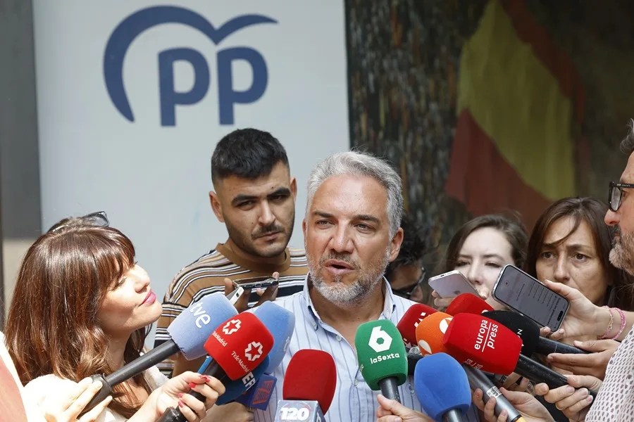 El vicesecretario de Política Autonómica, Municipal y Análisis Electoral del PP, Elías Bendodo