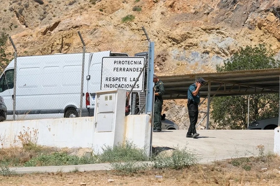 explosión pirotécnica