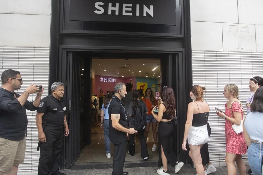 Una tienda temporal de Shein