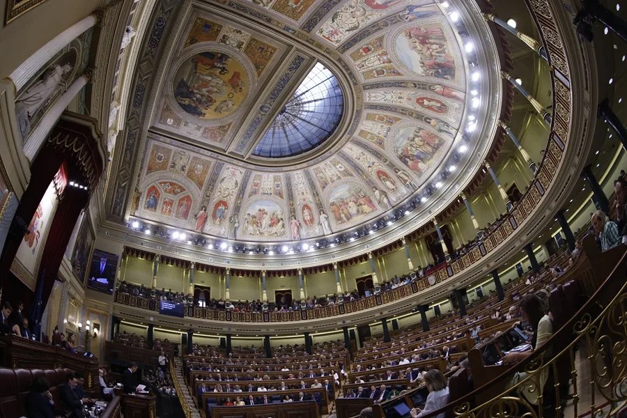 Vista general del Congreso de los Diputados