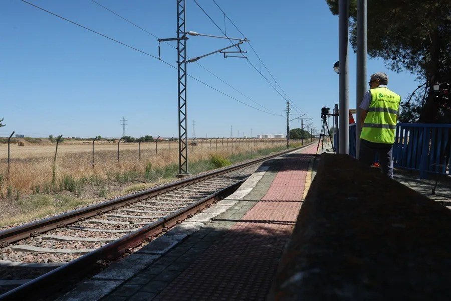 Imagen de unas vías del tren.