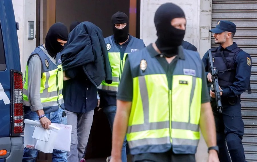 Imagen de archivo de una operación contra el yihadismo.-