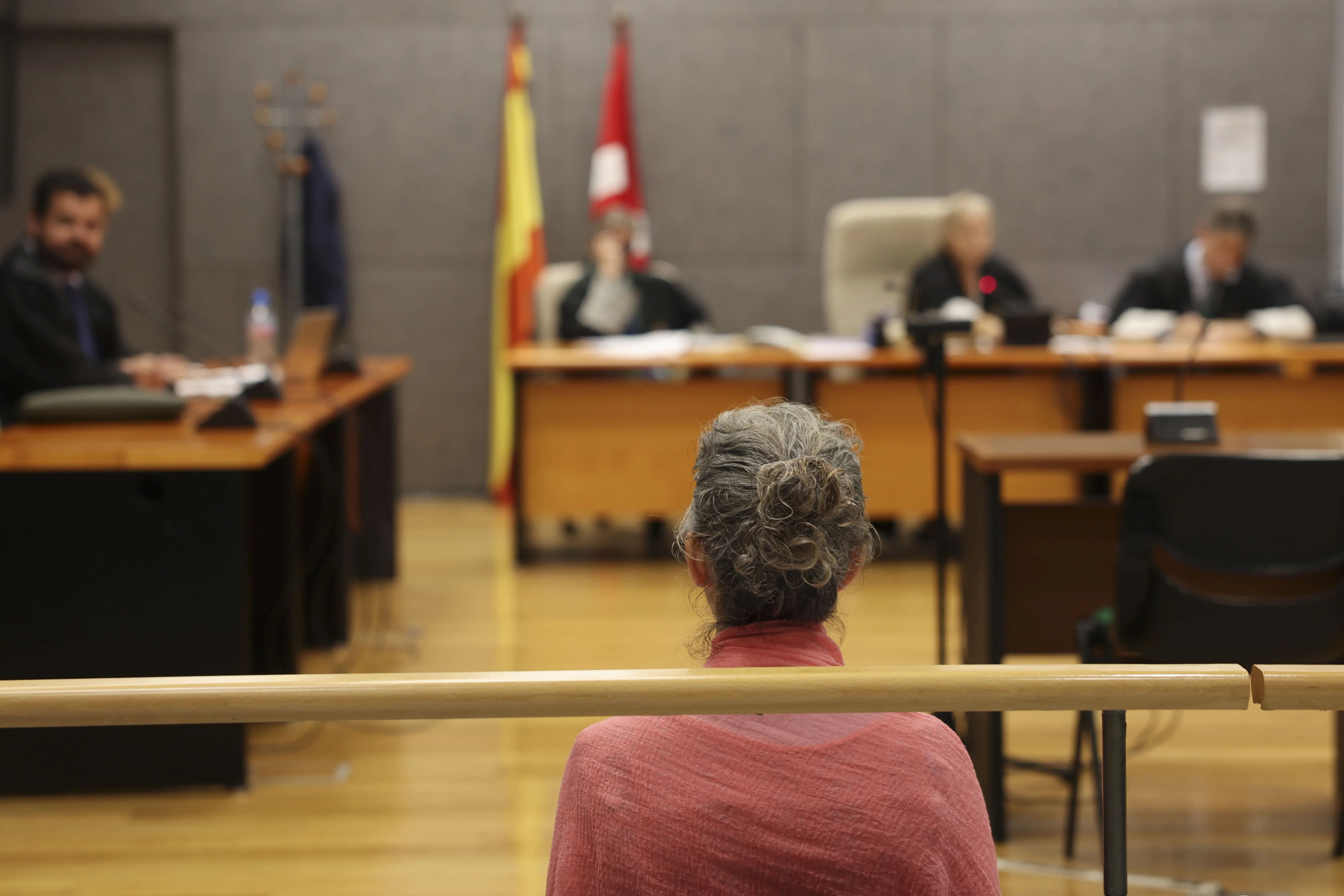 Última sesión del juicio en Bilbao contra la enfermera acusada de simular vacunaciones. EFE/Luis Tejido