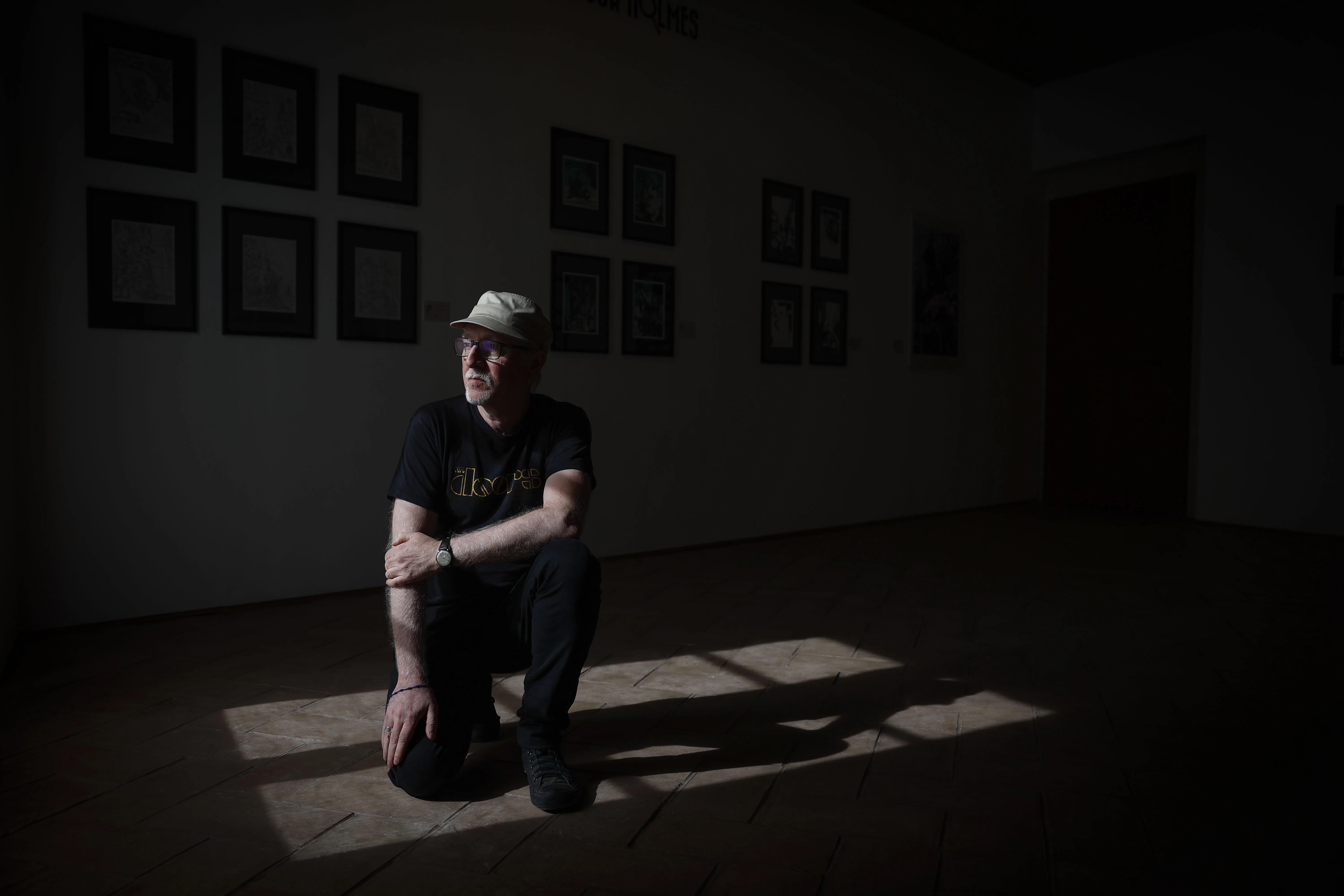 Imagen del historietista y Premio Nacional del Cómic Javier Olivares, antes de una entrevista con EFE