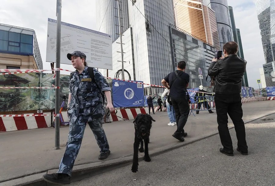 Ataque ucraniano con drones sobre Rusia