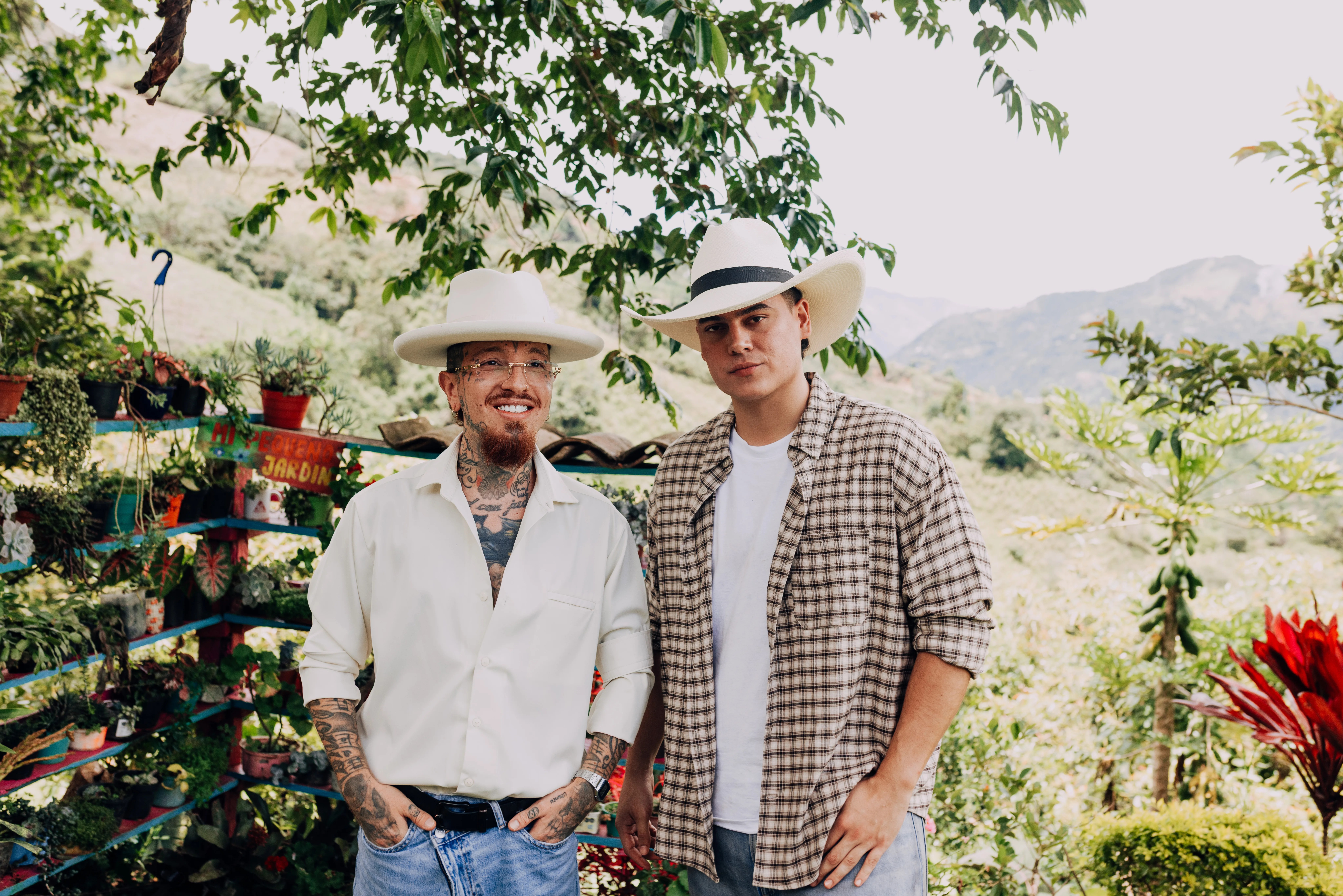 Colombian artist Miguel Bueno released “1+1=1,” his new song featuring Nanpa Básico, on Thursday. Sept. 25, 2025. EFE/Photo courtesy of Miguel Bueno's communications team/Jhon Alejandro Anaya