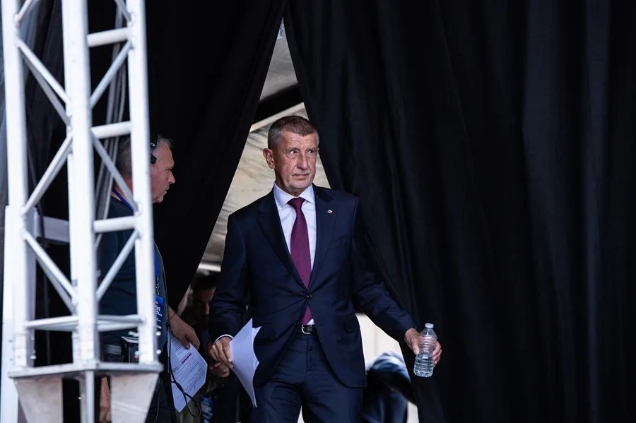 El ex primer ministro checo Andrej Babis, líder de la formación populista ANO