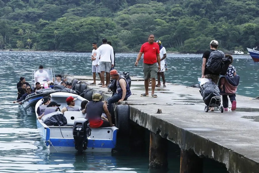 Sorteando el Darién, el éxodo a la inversa de los migrantes se lanza al mar