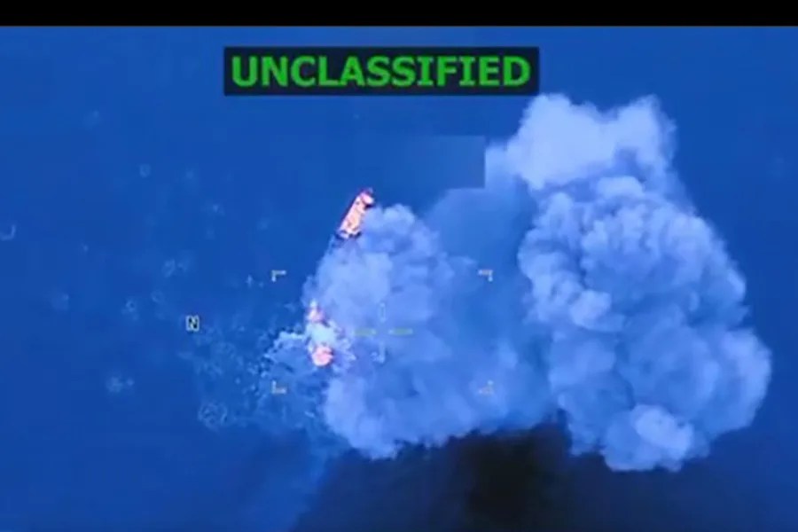 EE.UU. asegura que mató a tres presuntos narcos en un ataque en el Caribe y los vincula al ELN