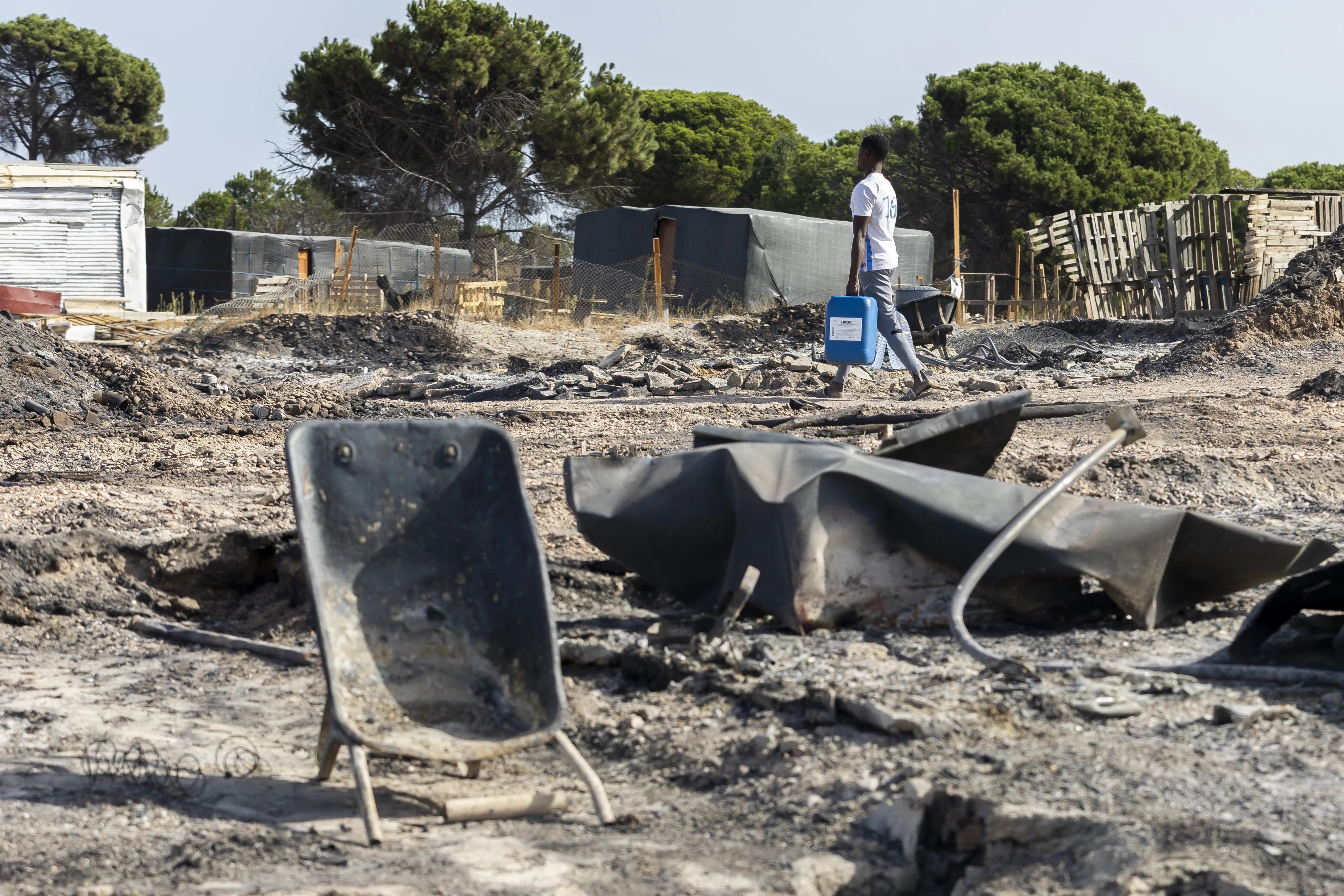 chabolas incendio Huelva