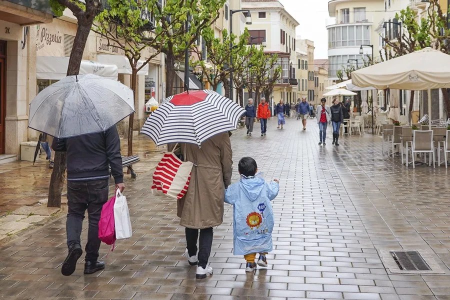 Alerta amarilla en Baleares por lluvia