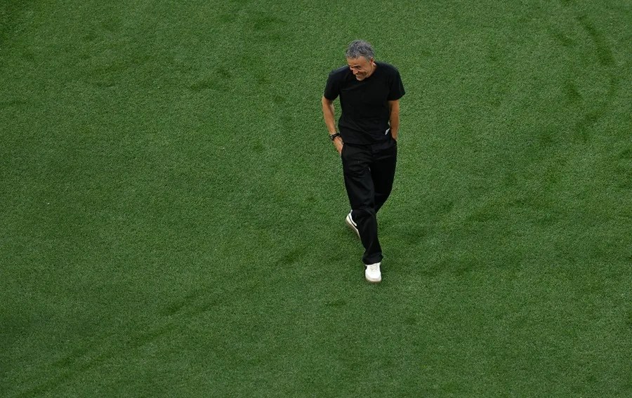 El entrenador del PSG, Luis Enrique
