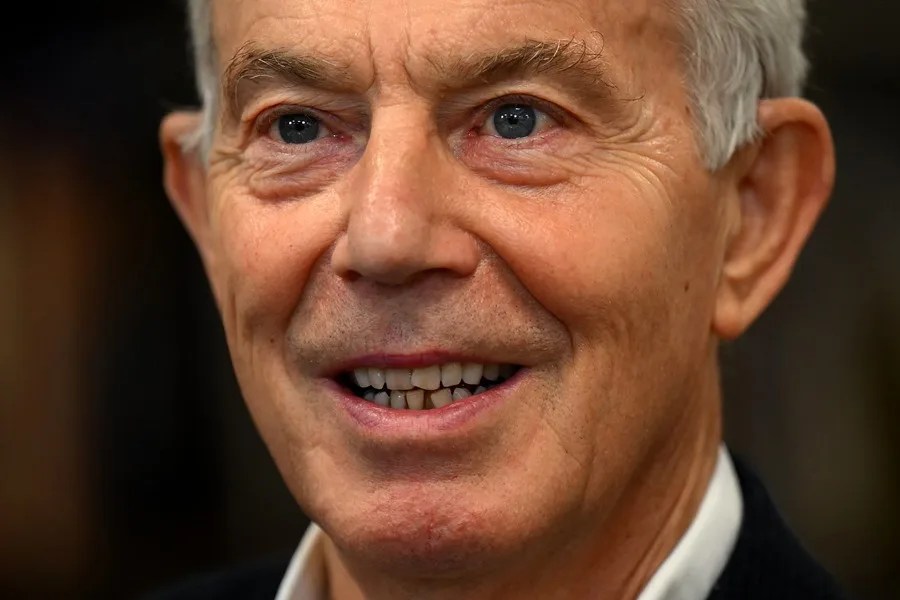 El ex primer ministro británico Tony Blair