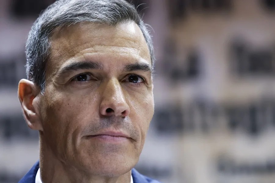 El presidente del Gobierno, Pedro Sánchez, en su comparecencia ante la comisión de investigación del caso Koldo.