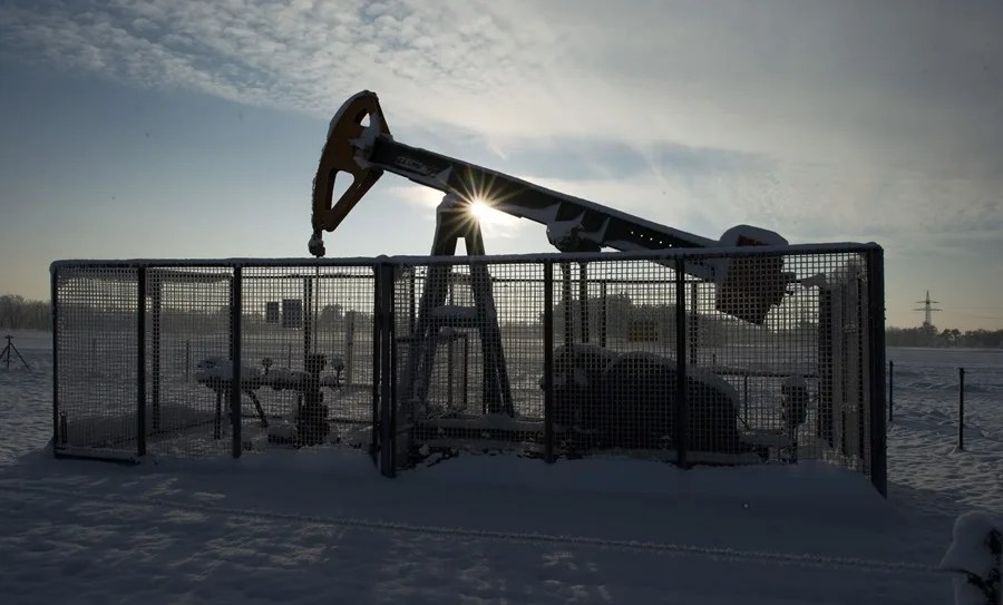 Vista de una válvula para pozos petroleros