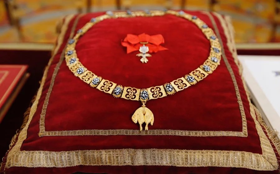 Detalle del Collar del Toisón de Oro