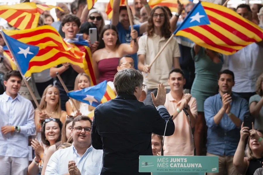 El expresident catalán Carles Puigdemont