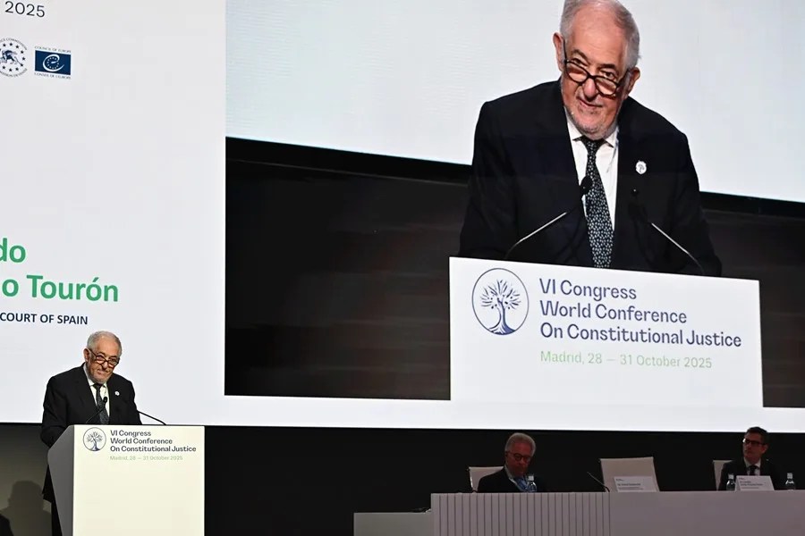 El presidente del Tribunal Constitucional, Cándido Conde-Pumpido